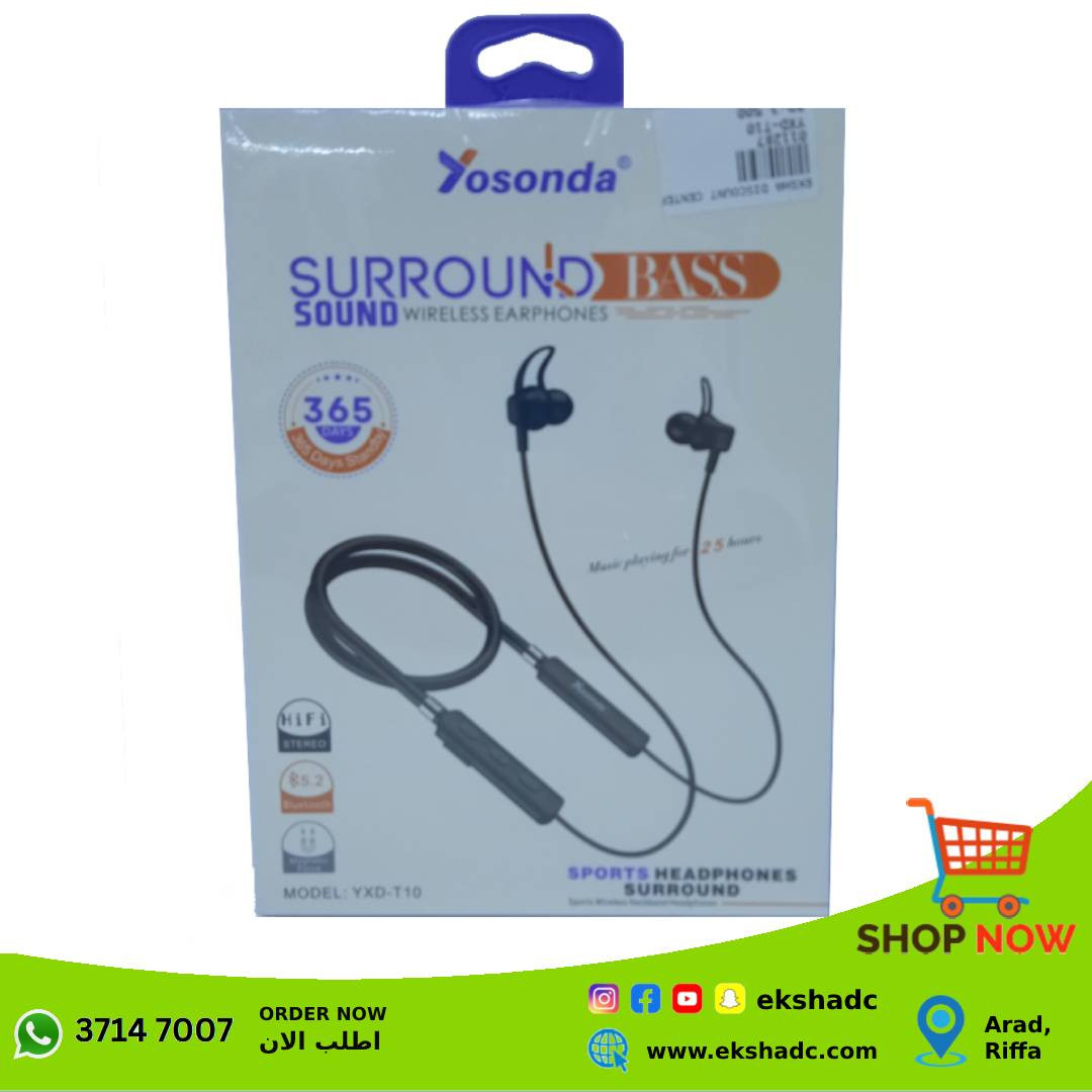 Yosonda Wireless Bluetooth Sports Earphone (YXD-T10)