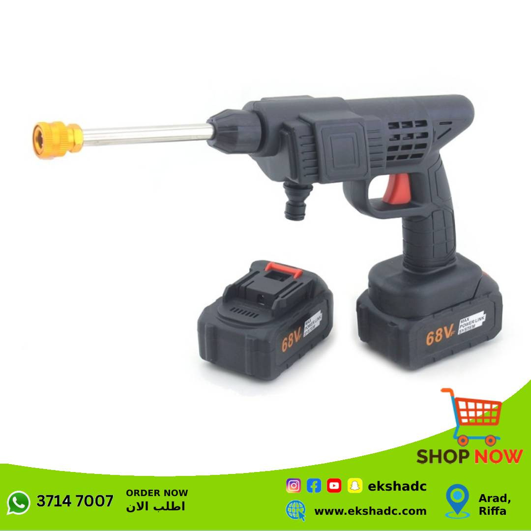 High Pressure 68V Water Gun Black