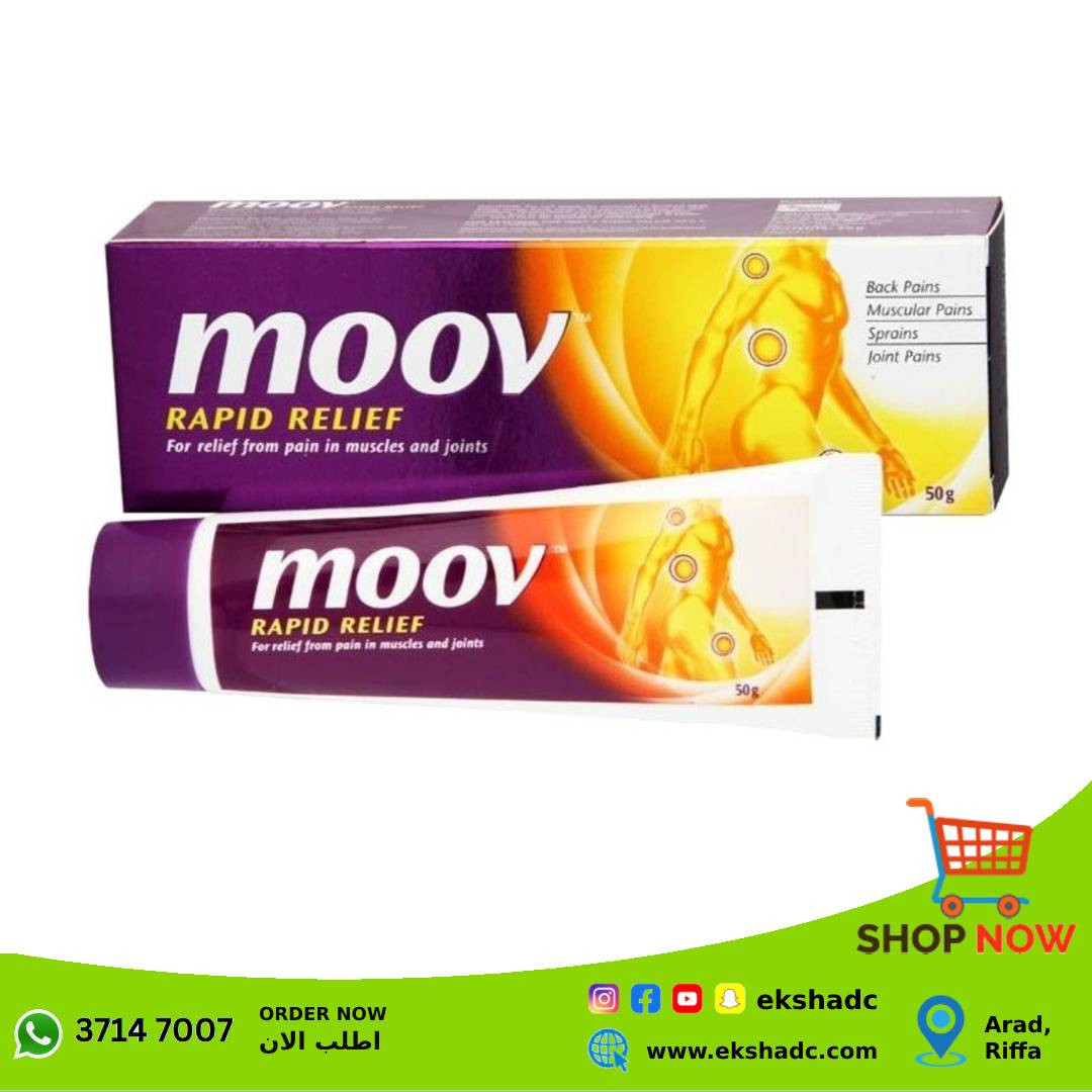 Moov Rapid Relief Massage Cream - 50gm