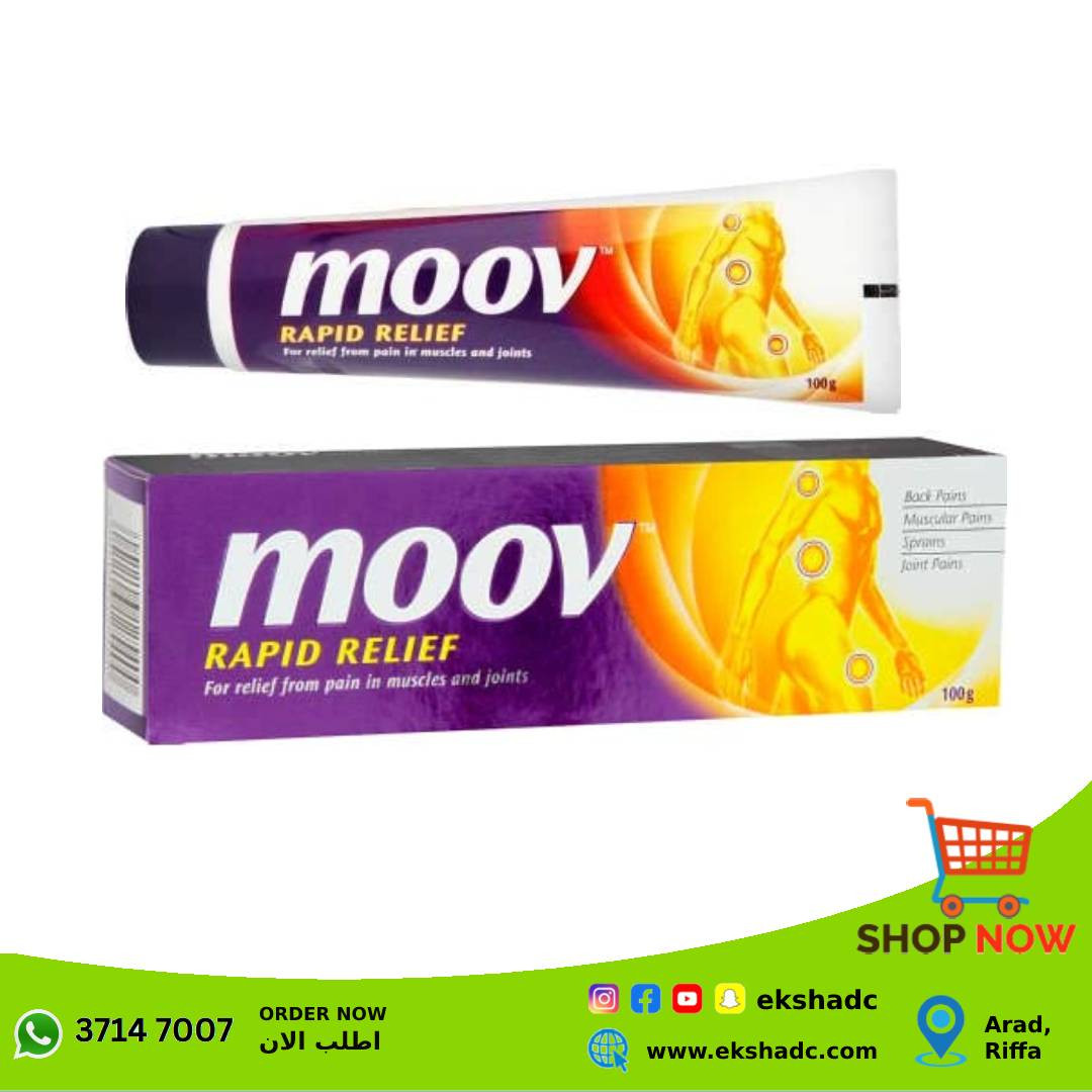 Moov Rapid Relief Massage Cream - 100gm