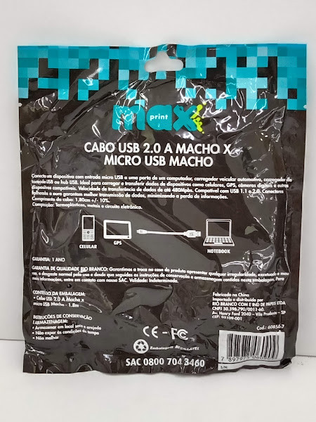 MAX CABO USB 1.5M